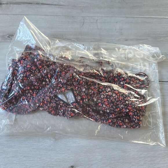 Boden Ruched Bust Jersey Mini Dress Pink Sherbet, Petal Foliage SZ 12 NWT IN PKG - Picture 7 of 7